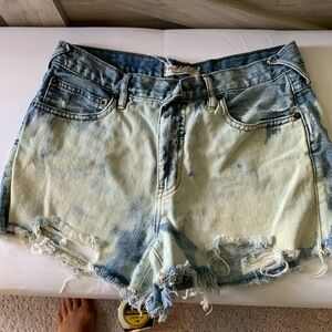 Free People Cut Off Shorts 28w